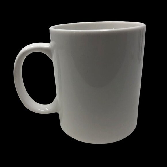 Betty Boop Coffee Mug Motorcycle Bike White Ceramic Red White Blue Cup Patriotic - Picture 5 of 7